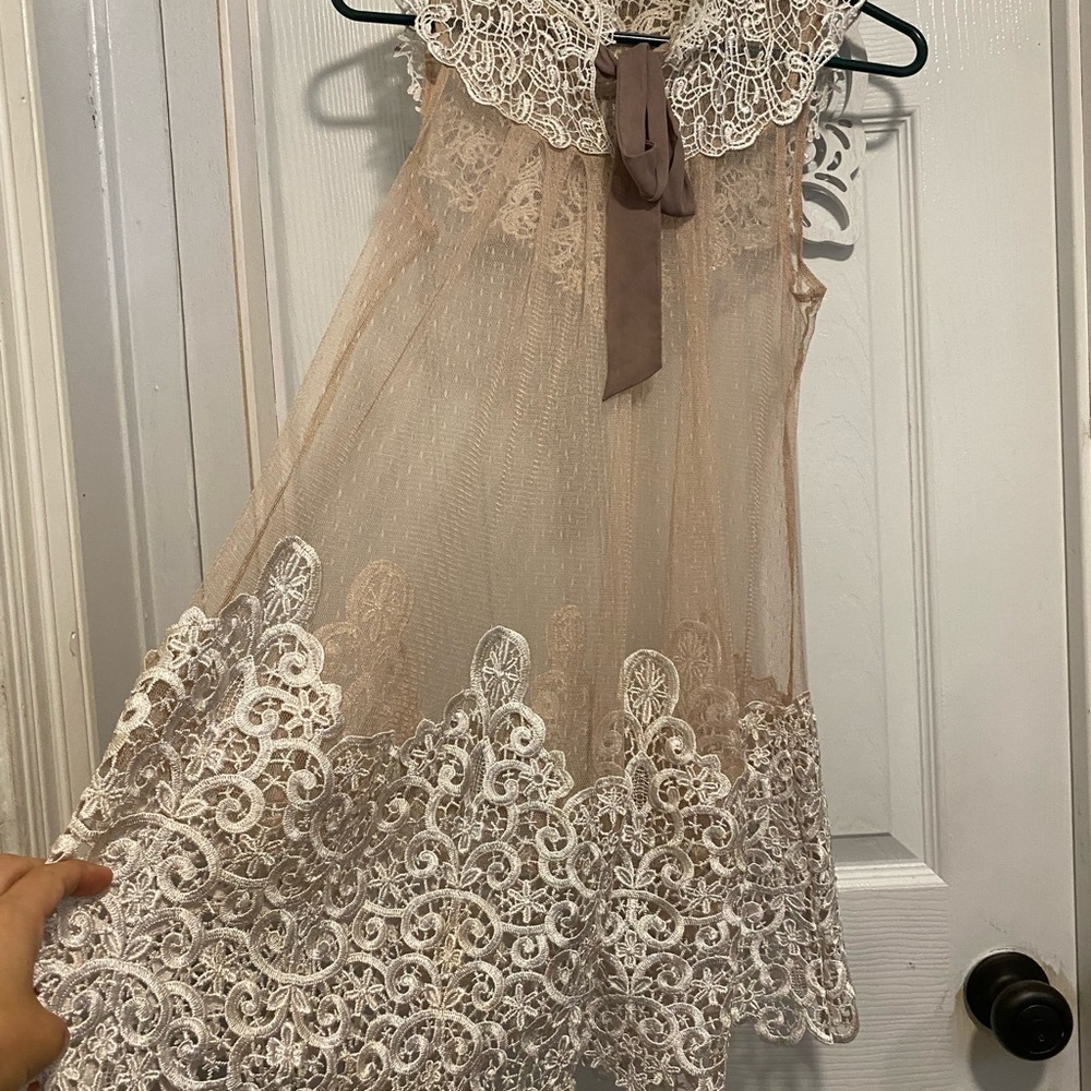 Lace tunic